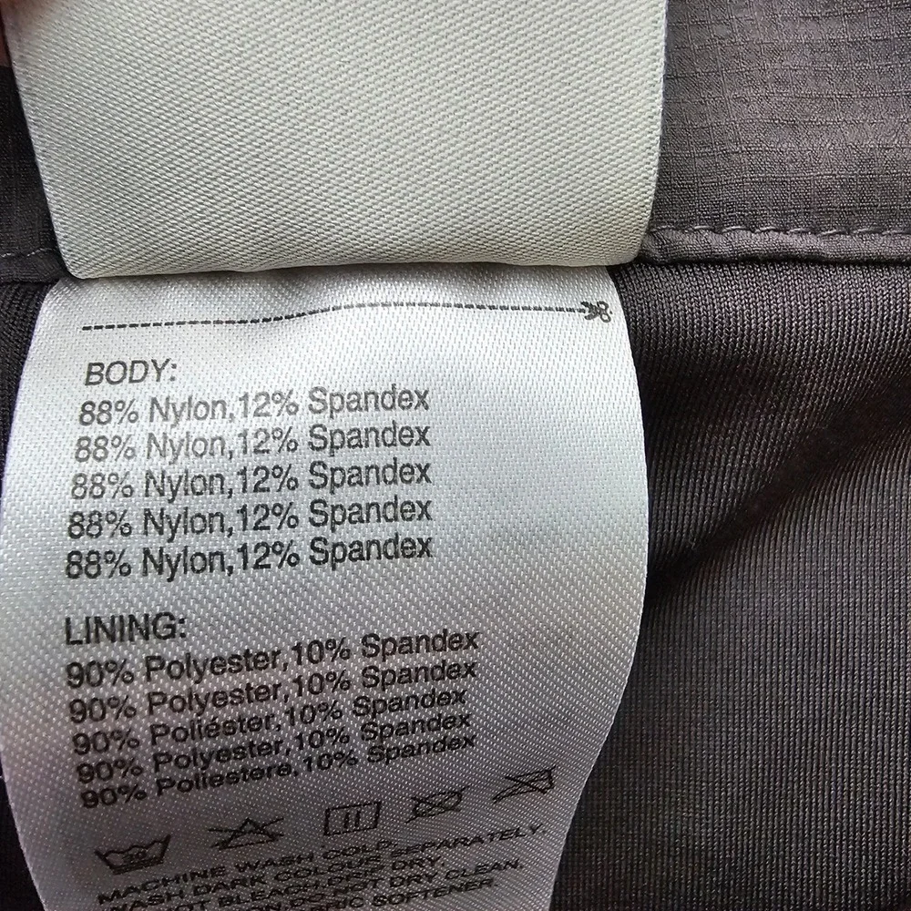 Libin Womens Ripstop Athletic Skort Size M Gray Hiking Outdoor‎ Activewear